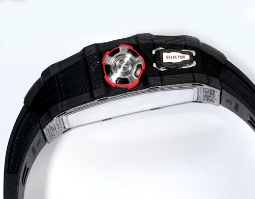 Richard Mille RM 35-03 – Blue Quartz TPT® Case with Skeletonized Dial & White Rubber Strap