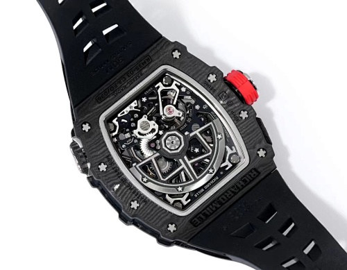 Richard Mille RM 35-03 – Blue Quartz TPT® Case with Skeletonized Dial & White Rubber Strap