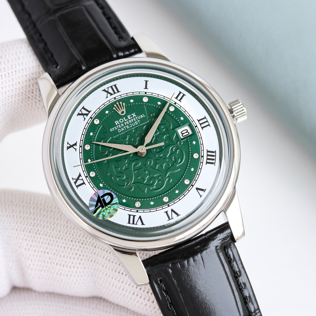 Rolex Cellini Time 50505 in 18K Yellow Gold with Champagne Dial & Brown Alligator Strap