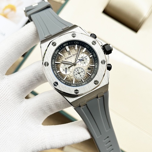 Audemars Piguet Royal Oak Offshore Chronograph – 42mm Steel Case with Méga Tapisserie Dial & Rubber Strap