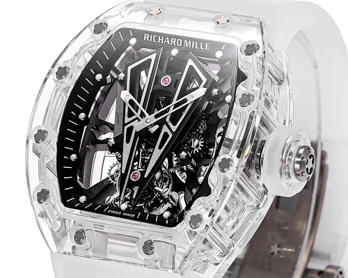 Richard Mille RM 27-03 Tourbillon – “Roaring Bull” Sapphire Crystal Case with Integrated Movement & White Rubber Strap