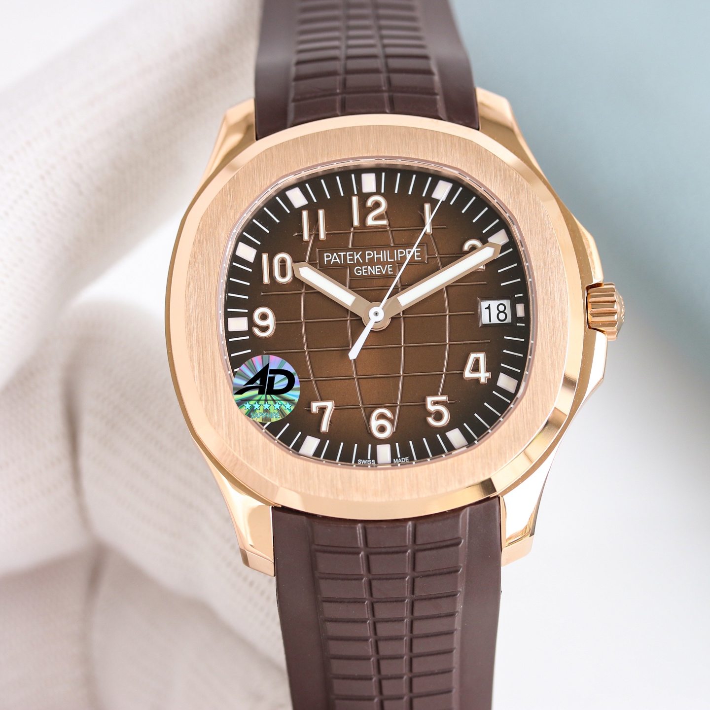 Patek Philippe Aquanaut Reference 5167A-001 in Stainless Steel with Black Dial & Tropical Rubber Strap