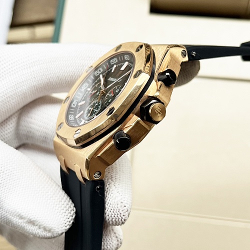 Audemars Piguet Royal Oak Offshore Chronograph – 42mm Steel Case with Méga Tapisserie Dial & Rubber Strap