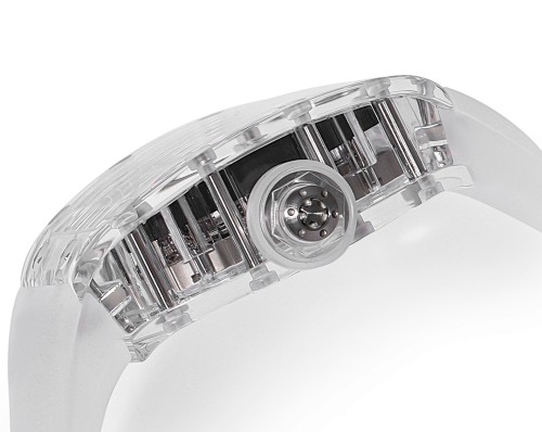 Richard Mille RM 27-03 Tourbillon – “Roaring Bull” Sapphire Crystal Case with Integrated Movement & White Rubber Strap