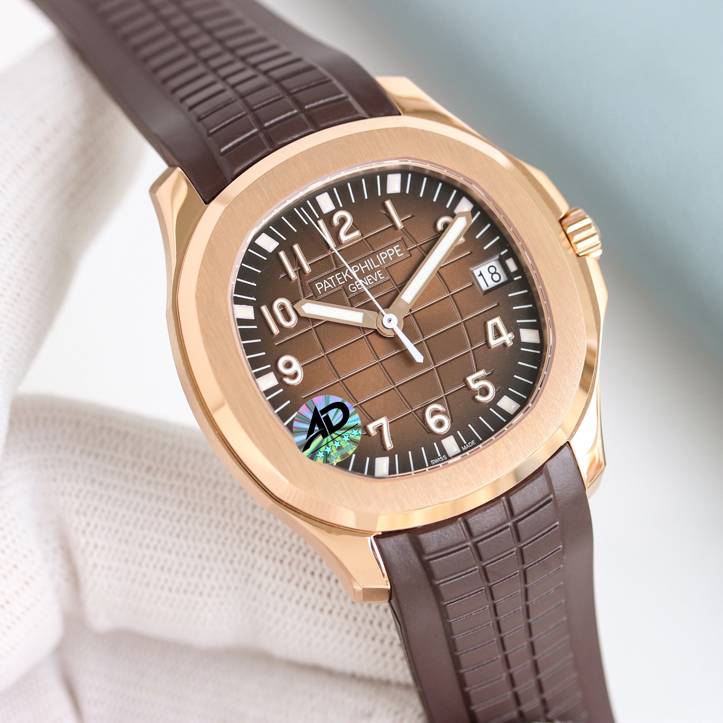 Patek Philippe Aquanaut Reference 5167A-001 in Stainless Steel with Black Dial & Tropical Rubber Strap
