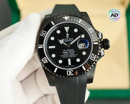 Rolex Submariner Date BLAKEN Edition – DLC Black Case with Green Bezel & Dial, 3135 Movement