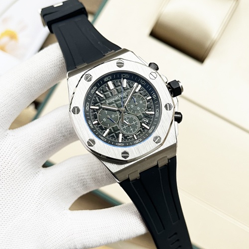 Audemars Piguet Royal Oak Offshore Chronograph – 42mm Steel Case with Méga Tapisserie Dial & Rubber Strap