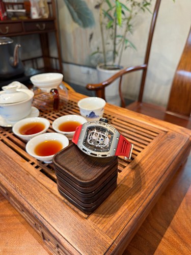 Richard Mille RM 052 “Supreme Ghost King” Tourbillon – Aviation Titanium Case with Skull Motif & Indonesian Rubber Strap